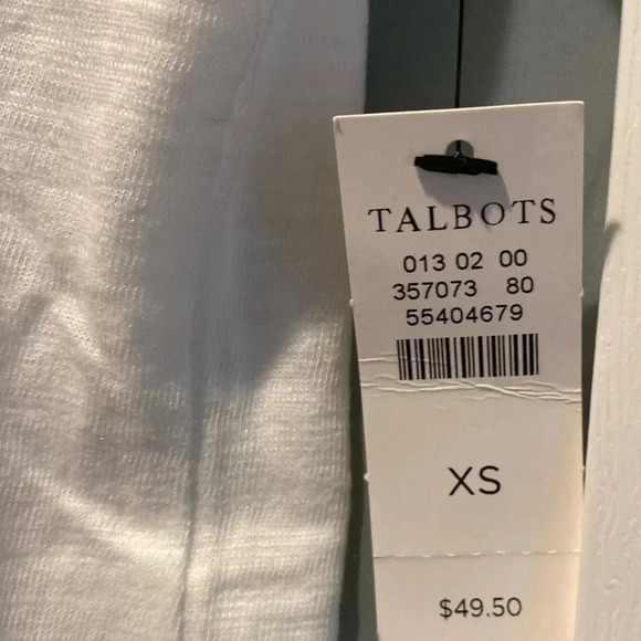 Talbots Women’s Flamingo Embroidered Sequin Crewneck T-Shirt Cotton/Modal XS NWT - Picture 3 of 7
